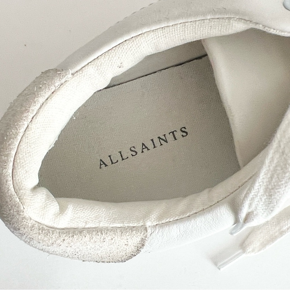 AllSaints Trish Leather Platform Sneakers - Picture 5 of 6